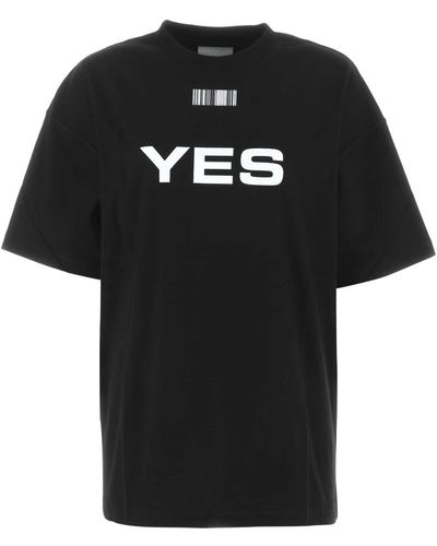 VTMNTS Cotton Oversize T-Shirt - Black