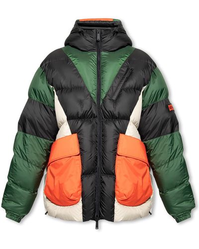 DSquared² Hooded Down Jacket - Green