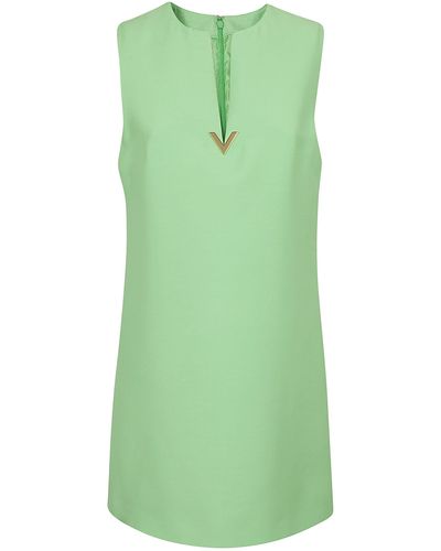 Valentino Dress Crepe Couture - Green