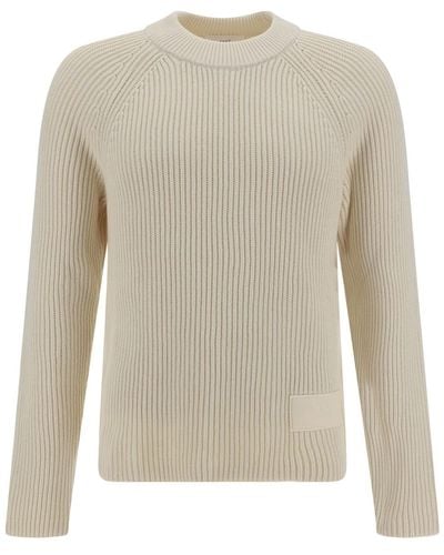 Ami Paris Crewneck Sweater - White