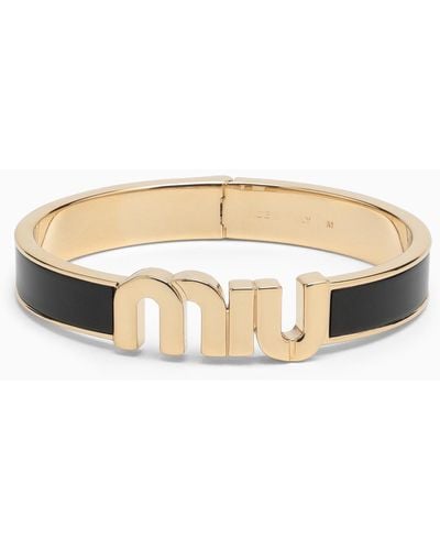 Miu Miu Rigid Bracelet - Natural