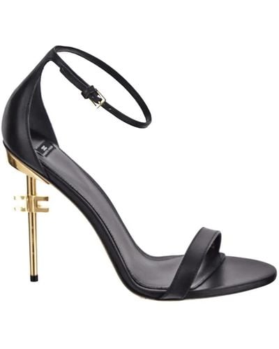 Elisabetta Franchi High Heel Sandal - Black
