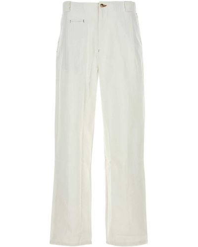 GIMAGUAS Cotton Wide-Leg Ricci Pant - White