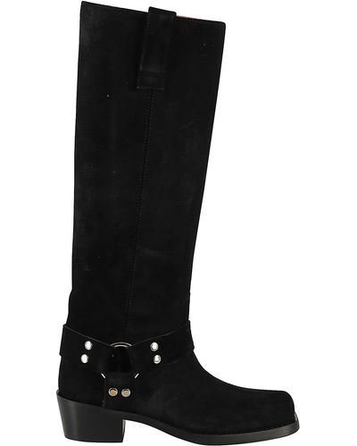 Paris Texas Roxy Tall Boot - Black