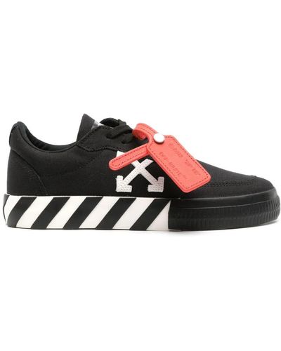 Off-White c/o Virgil Abloh And Vulcanized Low Trainers - Black