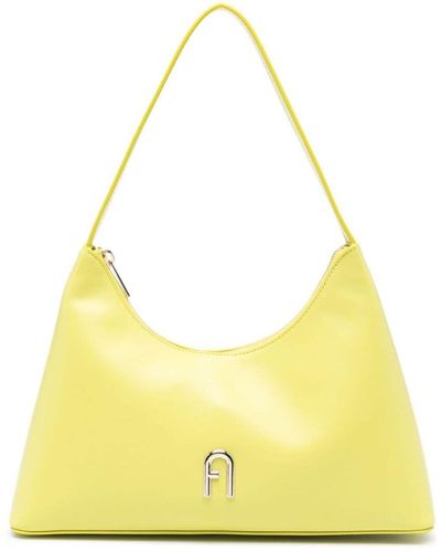 Furla Diamante Small Shoulder Bag - Yellow