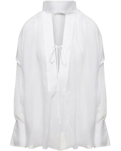 Ferragamo Caftano Shirt - White