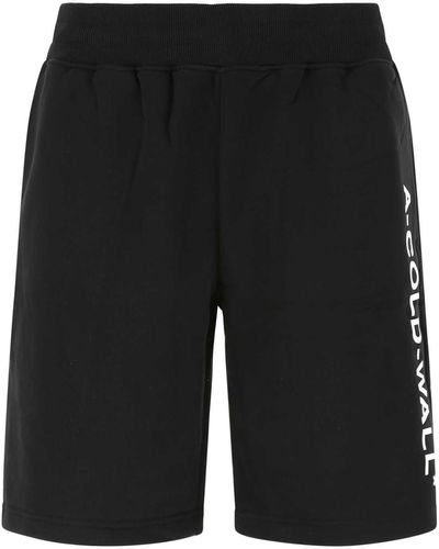 A_COLD_WALL* Cotton Bermuda Shorts - Black