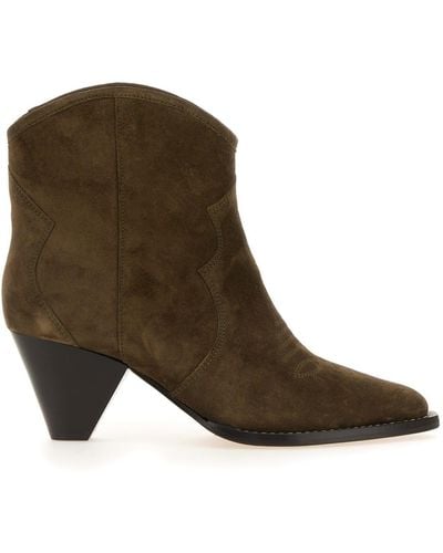 Isabel Marant Darizo Leather Boot - Brown