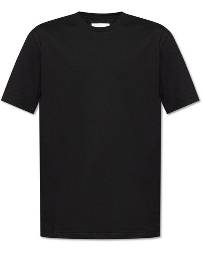 Jil Sander Round Neck T-Shirt - Black