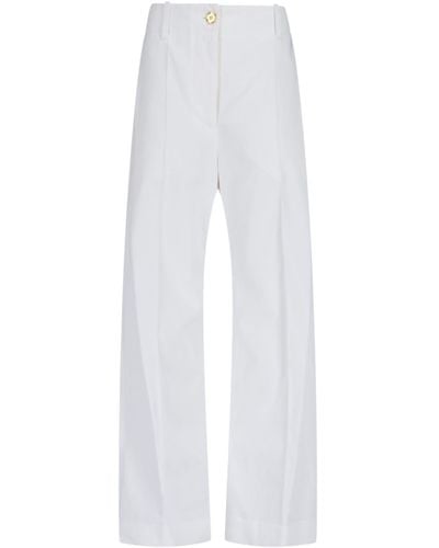 Patou Straight Pants - White