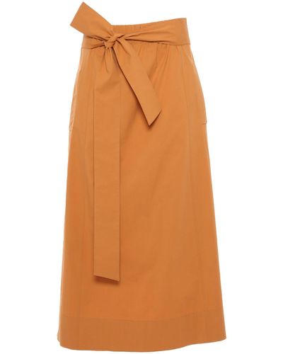 Antonelli Skirt With Bow - Orange