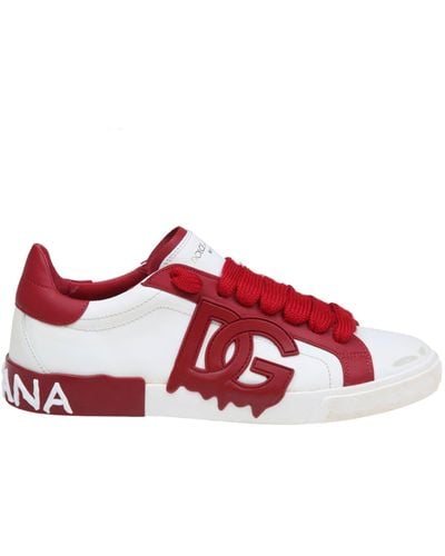 Dolce & Gabbana Low Sneakers - Red