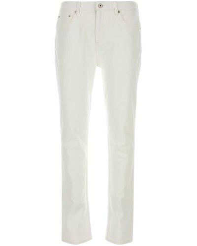 Burberry Stretch Denim Jeans - White