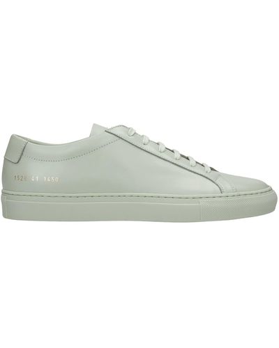Common Projects Achille Sneakers In Leather - Green