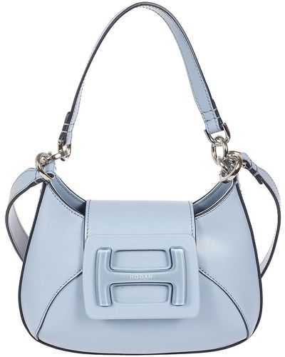 Hogan Mini H Plexi Shoulder Bag - Blue