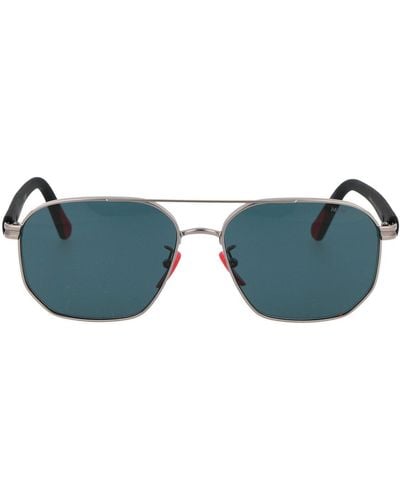 Moncler Eyewear Flaperon Square Frame Sunglasses - Blue