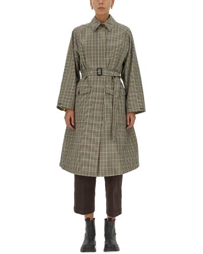 YMC Belted Trench Coat - Natural