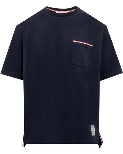 Thom Browne Oversized Milano T-Shirt - Blue
