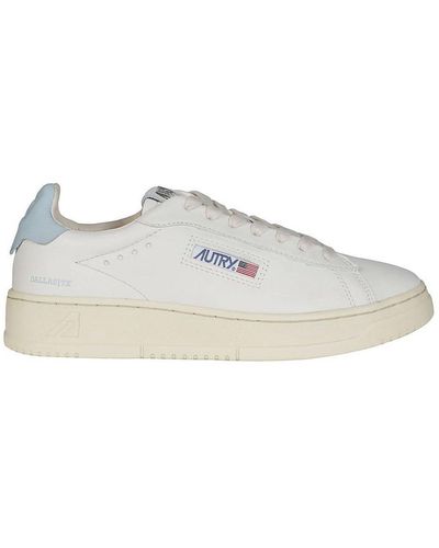 Autry Dallas Lace-Up Trainers - White