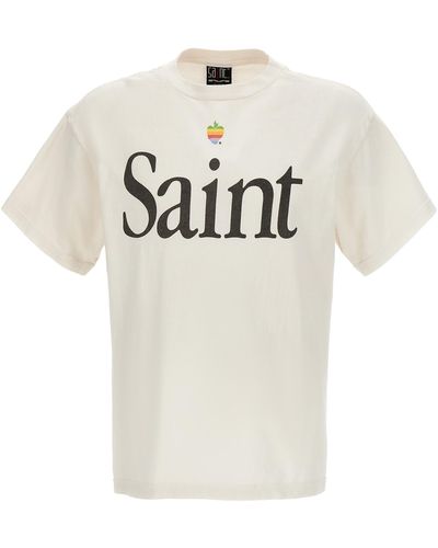 SAINT Mxxxxxx Printed T-shirt - White