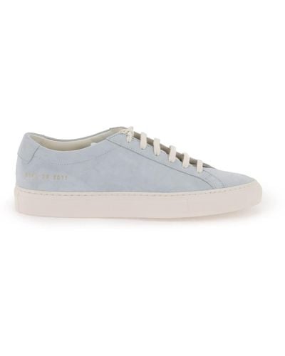 Common Projects Suede Original Achilles Sneakers - White