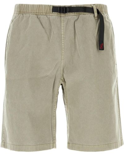 Gramicci Dove Cotton Bermuda Shorts - Gray
