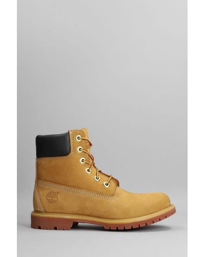 Timberland 6In Prem Combat Boots - Brown