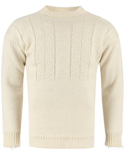 Maison Margiela Knitted Iene Sweater - White