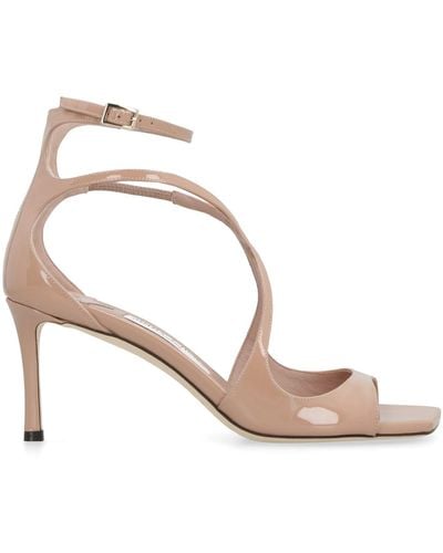 Jimmy Choo Azia Patent Leather Sandals - Pink