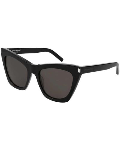 Saint Laurent Sl 214 New Wave Kate Sunglasses - Black