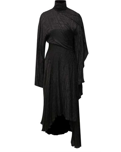 Balenciaga Silk Dress - Black