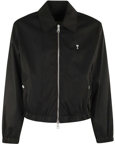 Ami Paris Adc Zipped Jacket - Black