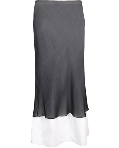 Quira Double Underskirt Skirt - Gray