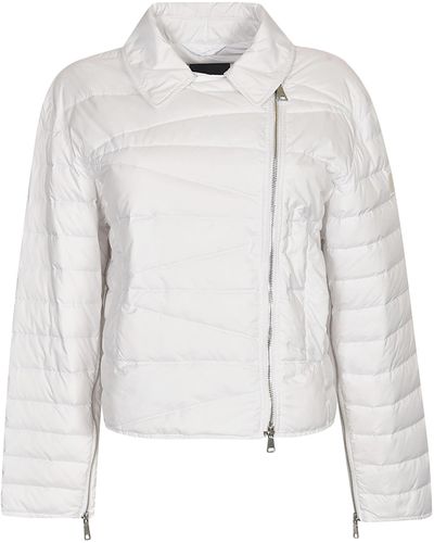 Add Regular Zipped Ped Jacket - White