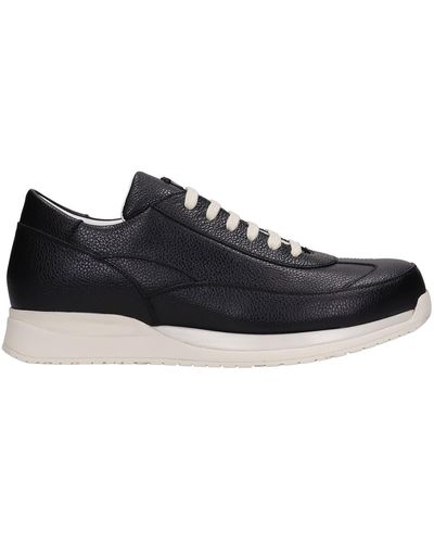 Cesare Paciotti Sneakers In Leather - Black