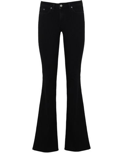 Roy Rogers Flare Jeans - Black