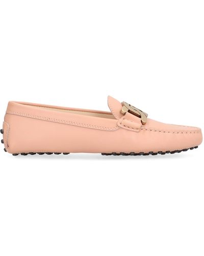 Tod's Kate Leather Loafers - Pink