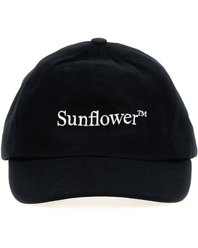 sunflower Logo Embroidery Cap - Black
