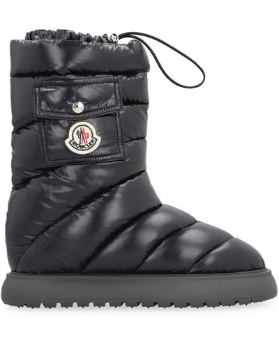 Moncler Gaia Nylon Boots - Black