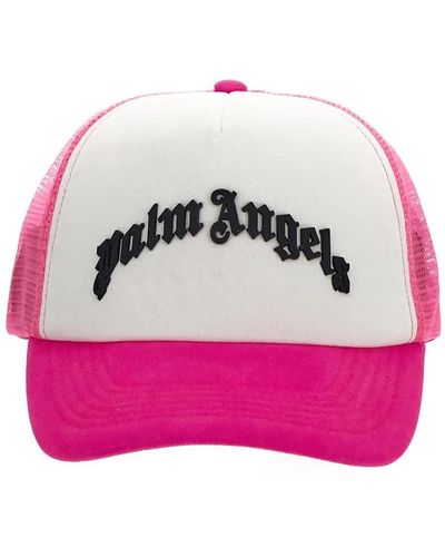 Palm Angels Logo Trucker Cap - Pink