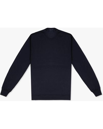 Larusmiani Cap Martin Crew Neck Sweater - Blue