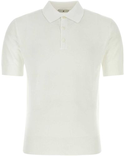 PT Torino Cotton Polo Shirt - White