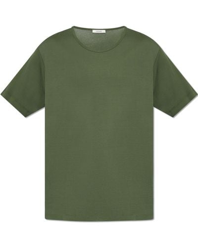 Lemaire Cotton T-Shirt - Green