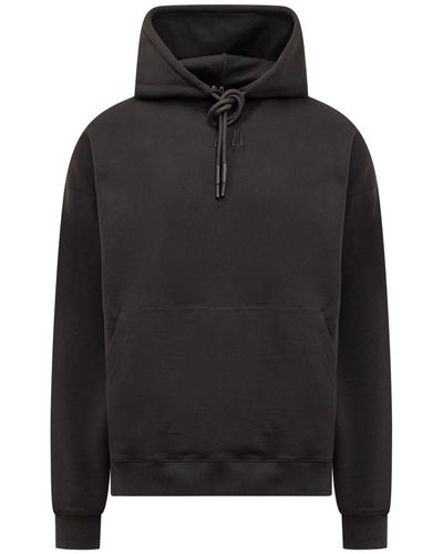 44 Label Group Hoodie With Logo - Black
