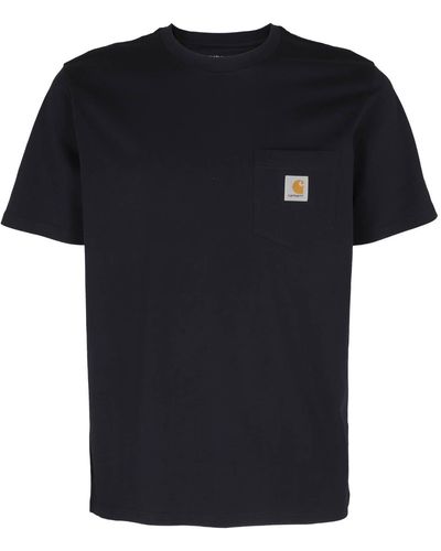 Carhartt Ss Pocket Tshirt Single Jersey - Black