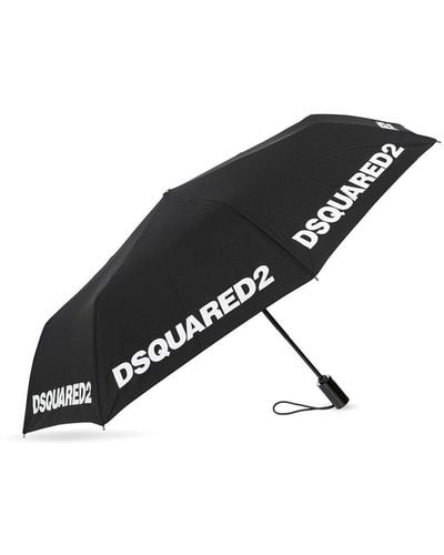 DSquared² Umbrella With Logo - Black