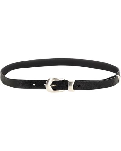 Our Legacy Leather Belt - Black
