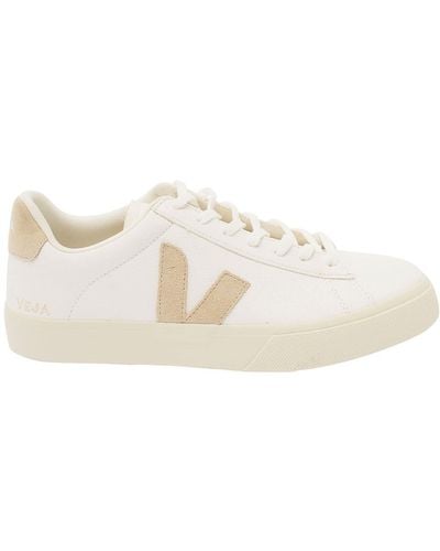 Veja And Sneakers With Logo Details - White