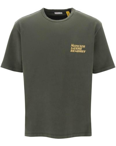 Moncler Genius Logo T-Shirt - Green